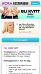 Mobile Screenshot of iformkostdagbok.no